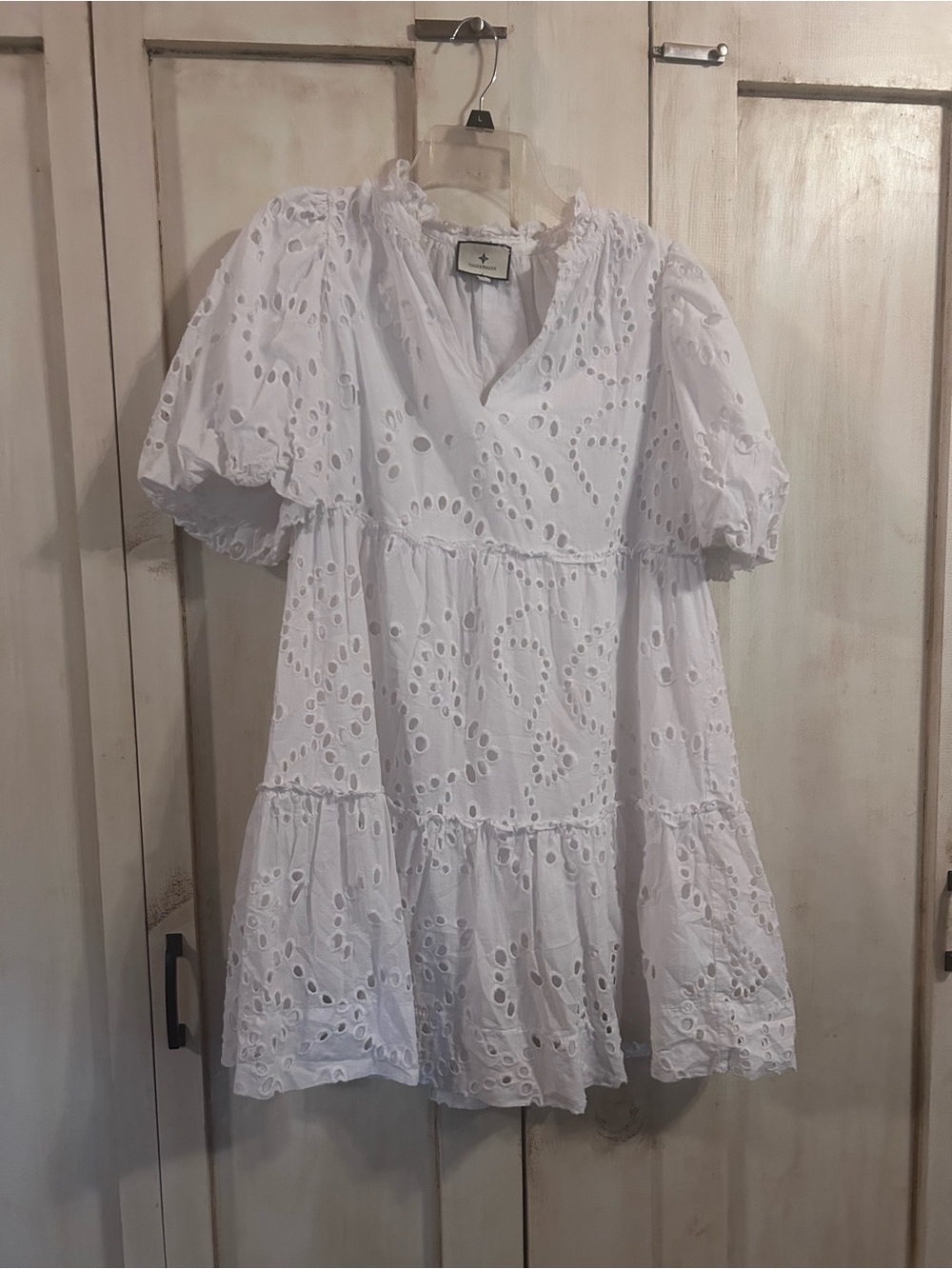 Tuckernuck White Eyelet Palmer Dress - Picture 2 of 7